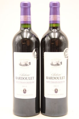 (2) 2015 Chateau Bardoulet, Saint-Emilion Grand Cru [WE91]