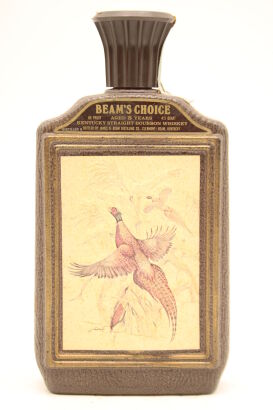 (1) Jim Beam's Choice 8 Year Old Decanter, Pheasant Label, circa 1970, 45%ABV, 750ml