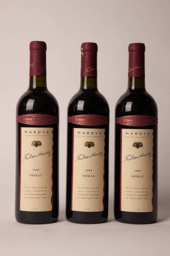 (3) 1995 Hardy&rsquo;s Eileen Shiraz, McLaren Vale/Padthaway
