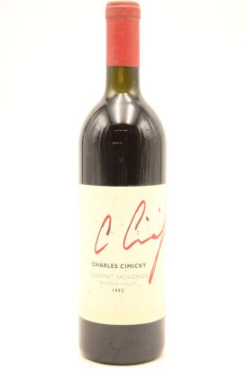 (1) 1992 Charles Cimicky Cbernet Sauvignon, Barossa Valley