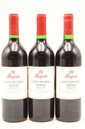 (3) 1998 Penfolds Bin 128 Shiraz, Coonawarra