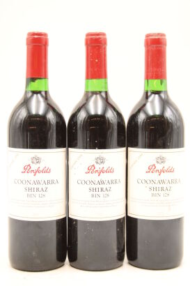 (3) 1998 Penfolds Bin 128 Shiraz, Coonawarra