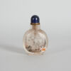 A Chinese Inside-painted 'White Horse' Snuff Bottle (Ding Erzhong Mark)