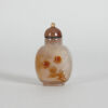 A 20th Century Chinese Agate 'Flower and Butterfly' Snuff Bottle