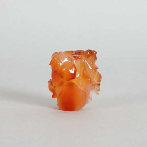 A 20th Century Chinese Agate 'Flower and Fruit' Snuff Bottle