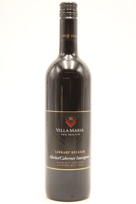 (1) 2010 Villa Maria Library Release Merlot - Cabernet Sauvignon, Gimblett Gravels [BC95]