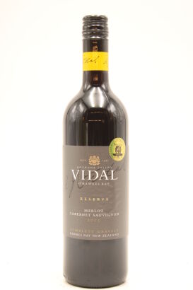 (1) 2013 Vidal Estate Reserve Merlot - Cabernet Sauvignon, Gimblett Gravels