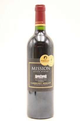 (1) 2013 Mission Estate Winery Reserve Cabernet Sauvignon, Gimblett Gravels [RC18.5]