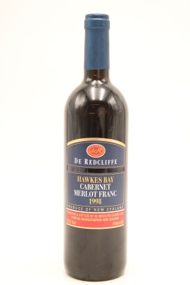 (1) 1998 De Redcliffe Cabernet Merlot Franc, New Zealand