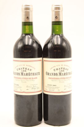 (2) 2001 Chateau Les Grands Marechaux, Blaye Cotes de Bordeaux