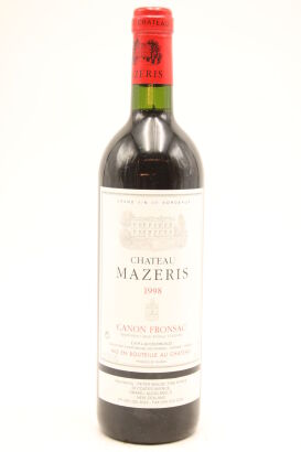 (1) 1998 Chateau Mazeris, Canon-Fronsac