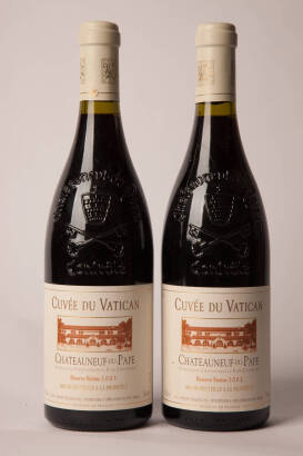 (2) 2003 Cuvee du Vatican Reserve Sixtine Chateauneuf du Papes
