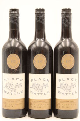 (3) 2014 Black Wattle Platinum Shiraz, Limestone Coast