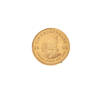 A 1/10 Krugerrand, 1990. 1/10 oz. of fine gold.