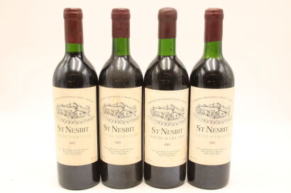 (4) 1987 St Nesbit Cabernet Merlot Petit Verdot, Auckland