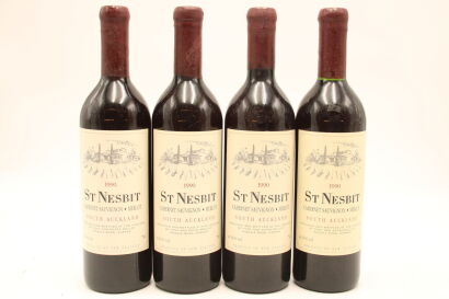 (4) 1990 St Nesbit Cabernet Merlot Petit Verdot, Auckland