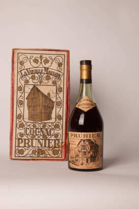 (1) Prunier Hostellerie Cognac (1940's bottling)
