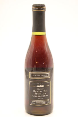 (1) 2000 Morton Estate Black Label Semillon Chardonnay, Hawkes Bay, 375ml