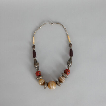 A Chinese Agate Necklace