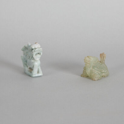 Two Chinese Jade Carvings