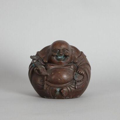 A Chinese Bronze Buddha Statue
