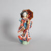 A Chinese Foshan Ceramic Chinese Lady Statue