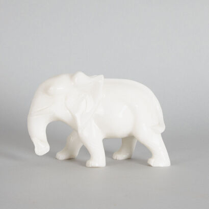 A Chinese Jade 'Elephant' Carvings