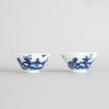 A Pair of Chinese Mid-Qing Dynasty Daoguang Period Blue and White 'Figural' Eggshell Cups (Daoguang Nian Zhi Mark)