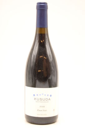 (1) 2008 Kusuda Pinot Noir, Martinborough [JR18] [BC95]