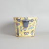 A Chinese Yellow Ground Famille Rose Planter - 2