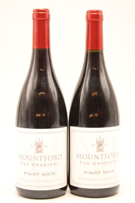 (2) 2009 Mountford Estate The Gradient Pinot Noir, Waipara