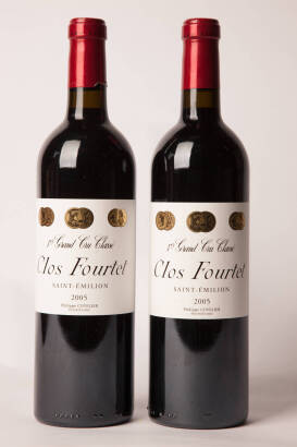 (2) 2005 Chateau Clos Fourtet, St Emilion