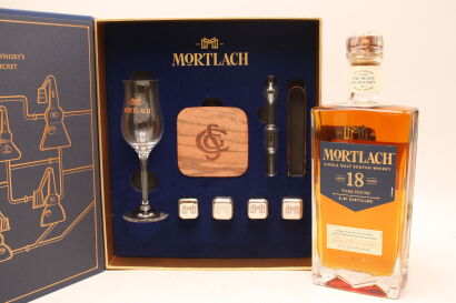 (1) Mortlach 18 years old York House (Asia Exculsive) 750ml Speyside Single Malt Scotch Whisky, 43.4% ABV, 750ml plus Gift Box