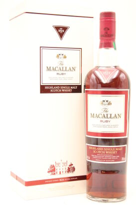 (1) The 1824 Series Macallan Ruby Single Malt Scotch Whisky, 43% ABV, 700ml