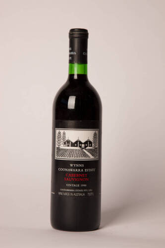 (1) 1990 Wynns Black Label Cabernet Sauvignon, Coonawarra
