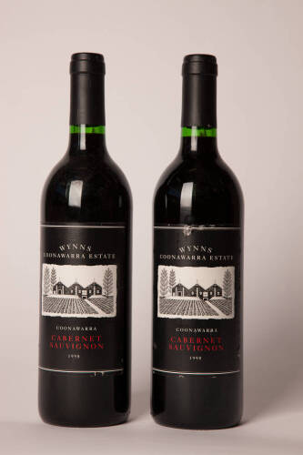(2) 1998 Wynns Black Label Cabernet Sauvignon, Coonawarra