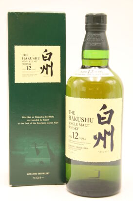 (1) Hakushu 12 Year Old Single Malt Whisky, 43% ABV, 700ml, Old Packaging