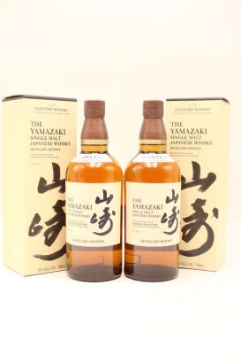 (2) Yamazaki Distillers Reserve, 43% ABV, 700ml