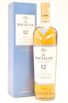 (1) The Macallan Whisky 12Yo Tripple Cask Single Malt Whisky, 40% ABV, 700ml