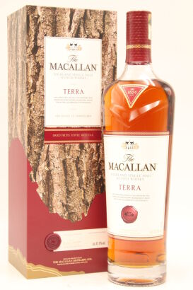 (1) The Macallan Terra Single Malt Scotch Whisky, 43.8% ABV, 700ml (Matured Exclusively in European and American Oak Sherry - Seasoned Casks)