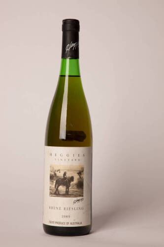(1) 1989 Heggies Riesling, Eden Valley