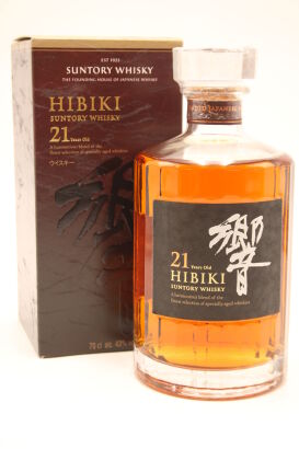 (1) Hibiki 21 Year Old, 43% ABV, 700ml