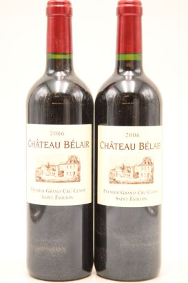 (2) 2006 Chateau Belair, Saint-Emilion Grand Cru