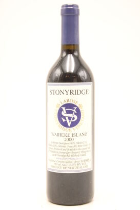 (1) 2000 Stonyridge Vineyard Larose, Waiheke Island [BC95]