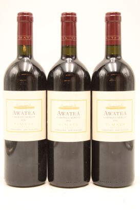 (3) 2006 Te Mata Estate Awatea Cabernets Merlot, Hawke's Bay