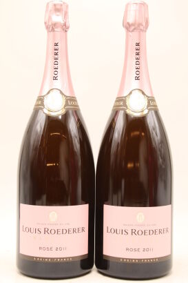 (2) 2011 Louis Roederer Brut Rose Millesime, Champagne, 1500ml [WS94]