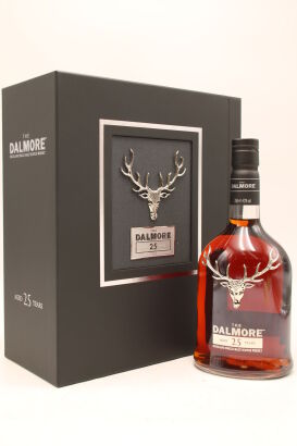 (1) Dalmore 25 Year Old Highland Single Malt Scotch Whisky, 42% ABV, 700ml (GB)