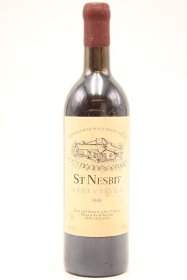 (1) 1988 St Nesbit Cabernet Merlot Petit Verdot, Auckland