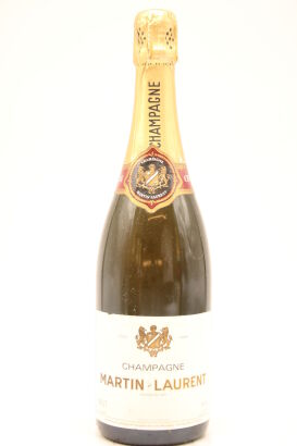 (1) NV Champagne Martin Laurent Brut, Champagne Circa 1990's