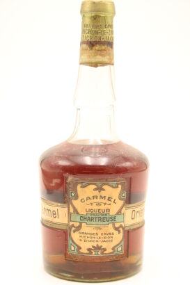 (1) Carmel Orient Liqueur Krauter Chartreuse, Richon Le Zion, circa 1980s